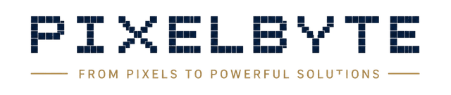 Pixelbyte Logo with Tagline